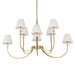 Uttermost Lighting Uttermost Poppins, 8 Lt Chandelier - CLOSEOUT