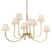 Uttermost Lighting Uttermost Poppins, 8 Lt Chandelier - CLOSEOUT