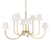 Uttermost Lighting Uttermost Poppins, 8 Lt Chandelier - CLOSEOUT