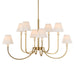 Uttermost Lighting Uttermost Poppins, 8 Lt Chandelier - CLOSEOUT