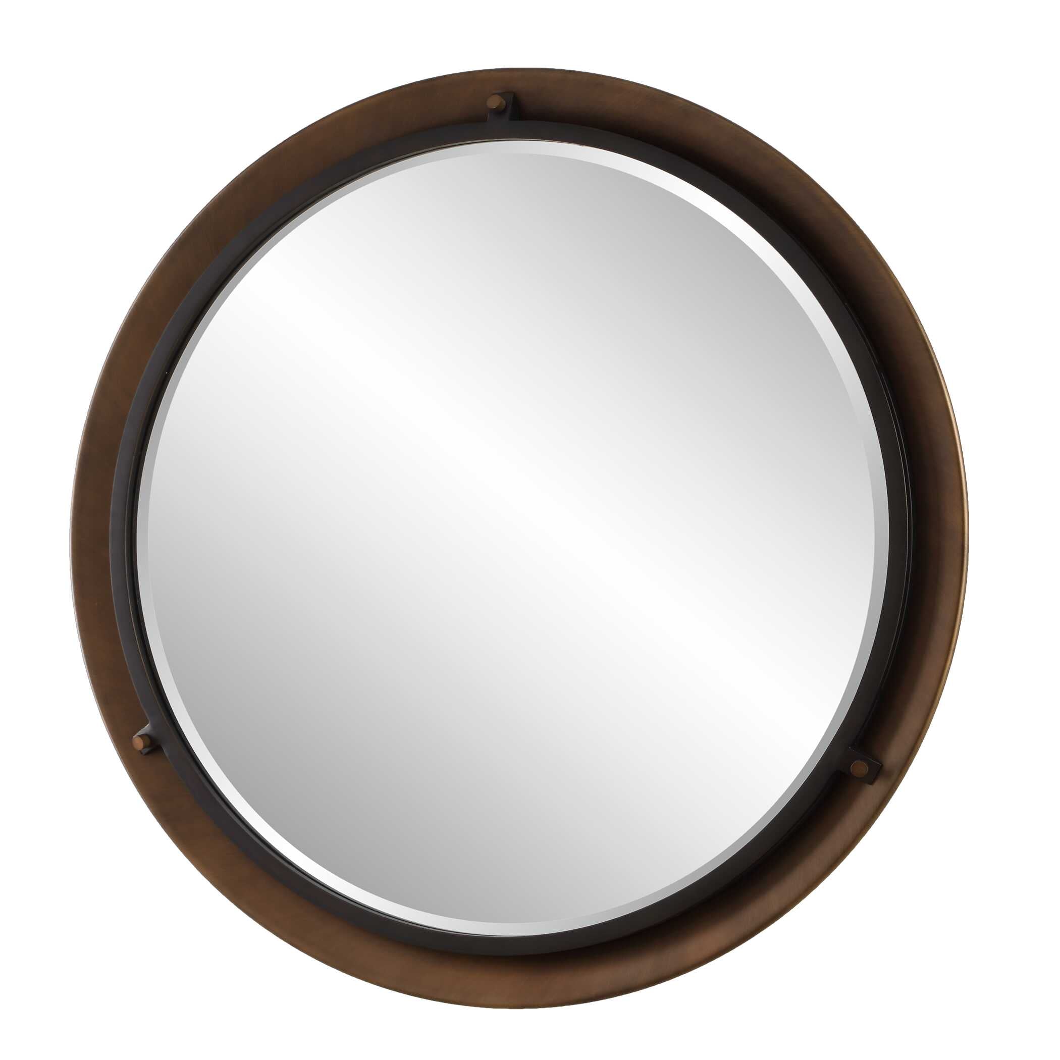 Uttermost Home Decor Uttermost Porthole Bronze Round Mirror