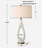 Uttermost Lighting Uttermost Promenade White Table Lamp