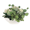 Uttermost Uttermost Protea Blooms White Bowl Centerpiece
