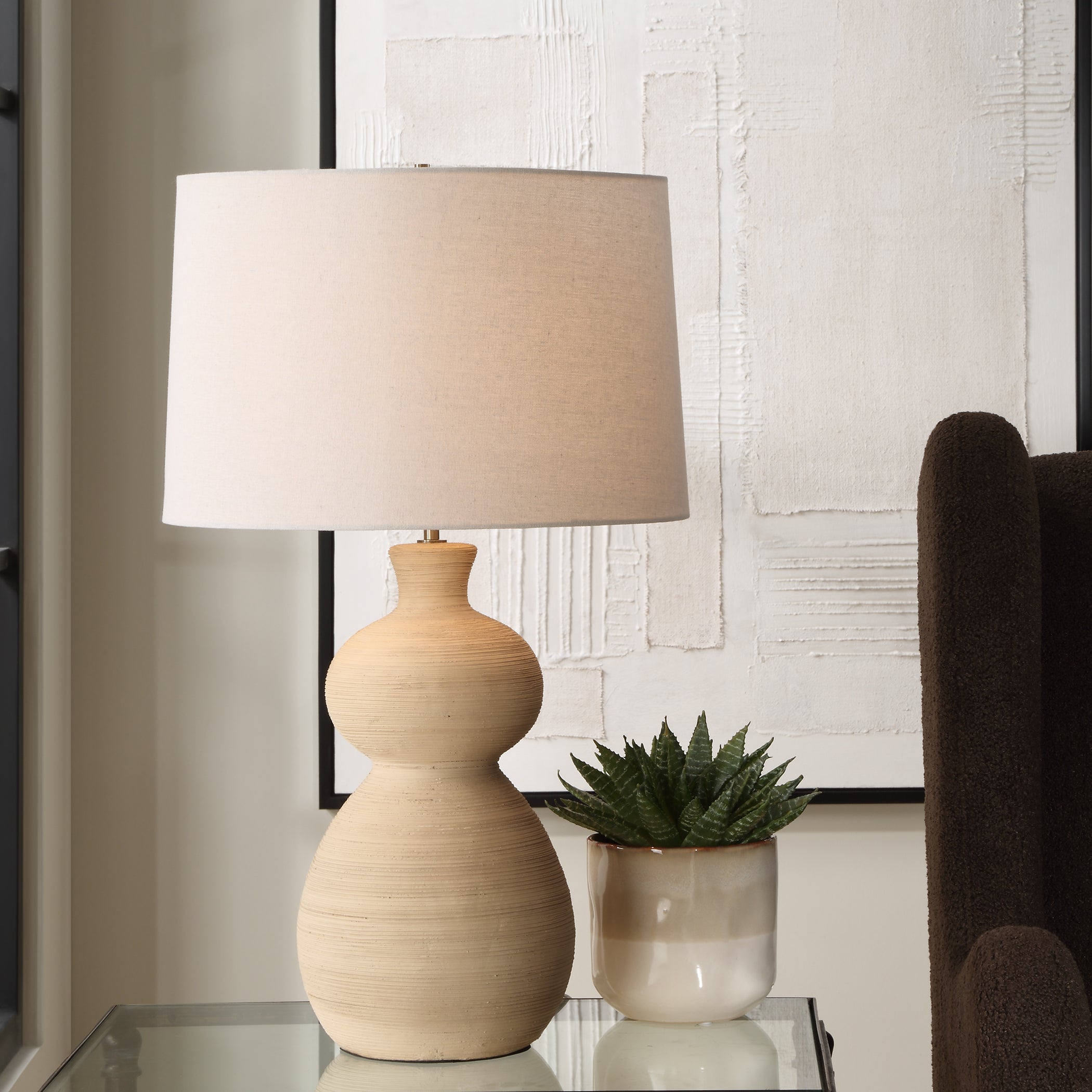 Uttermost Lighting Uttermost Pueblo Fired Clay Table Lamp
