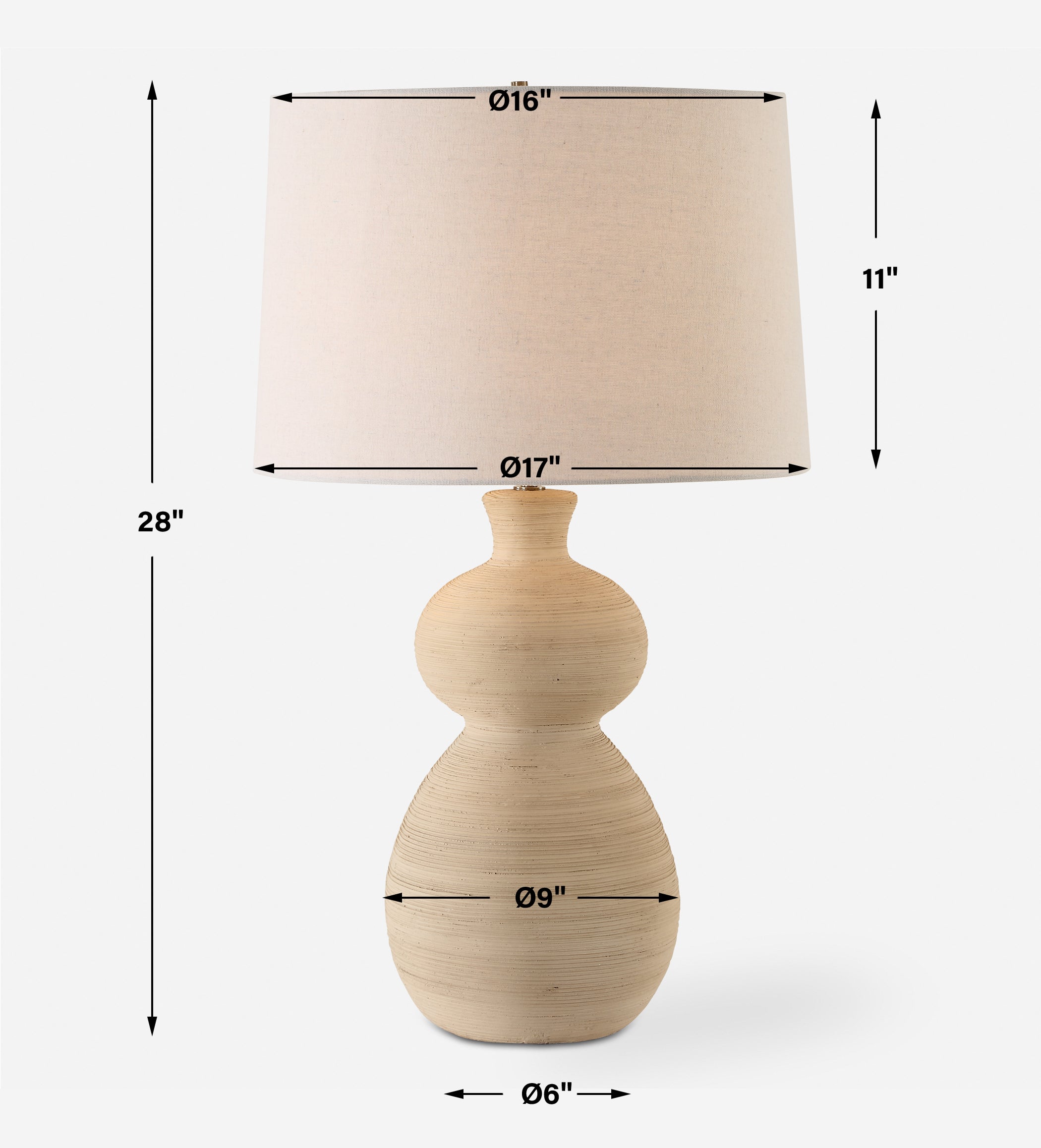 Uttermost Lighting Uttermost Pueblo Fired Clay Table Lamp
