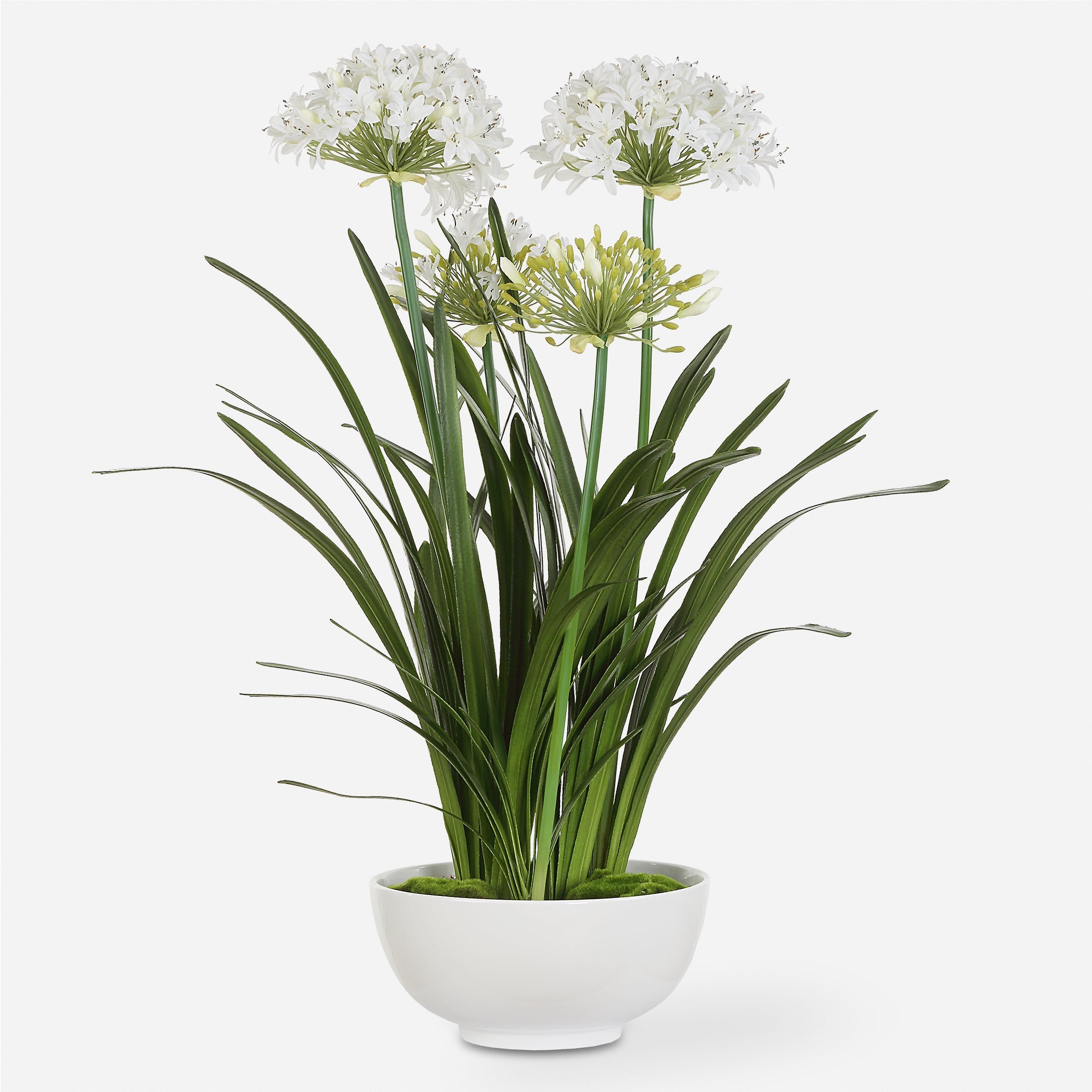 Uttermost Home Decor Uttermost Purity Agapanthus Centerpiece