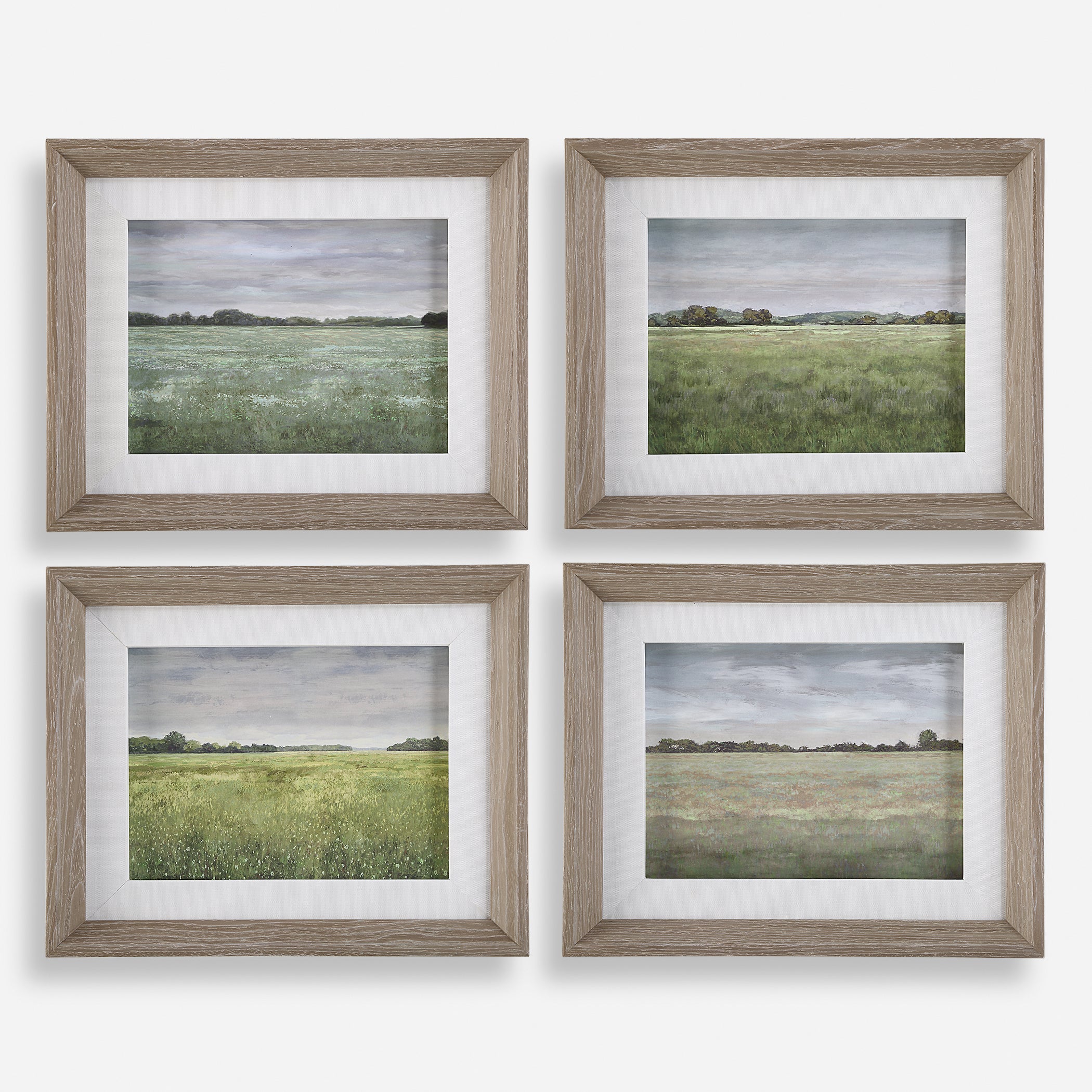 Uttermost Home Decor Uttermost Quiet Meadows Framed Prints, S/4