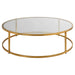 Uttermost Home Motor Freight - To be Quoted Uttermost Radius Modern Circular Coffee Table