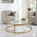 Uttermost Home Motor Freight - To be Quoted Uttermost Radius Modern Circular Coffee Table
