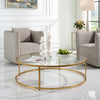 Uttermost Home Motor Freight - To be Quoted Uttermost Radius Modern Circular Coffee Table