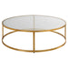 Uttermost Home Motor Freight - To be Quoted Uttermost Radius Modern Circular Coffee Table