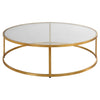 Uttermost Home Motor Freight - To be Quoted Uttermost Radius Modern Circular Coffee Table