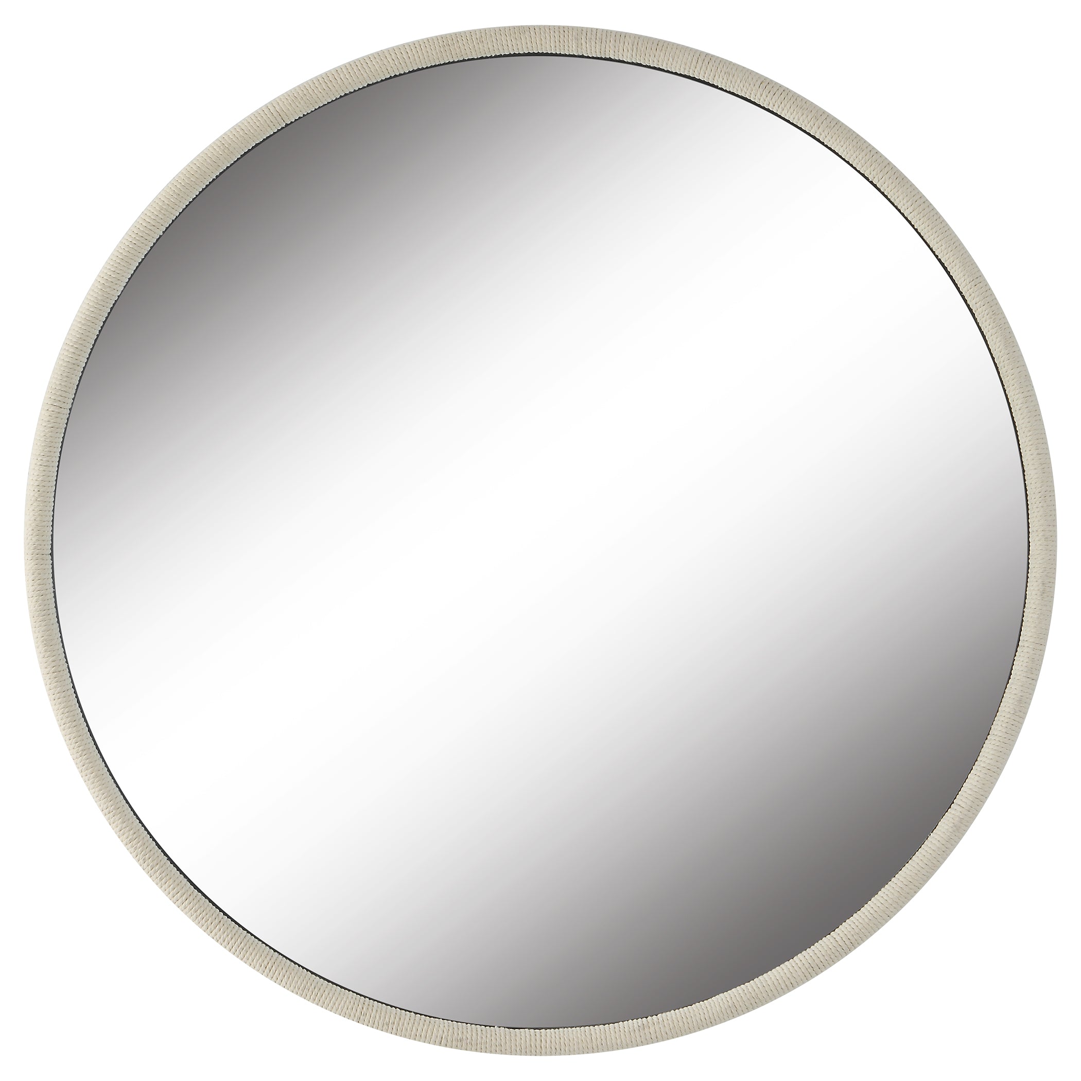 Uttermost Home Decor Oversize Rate to be Quoted Uttermost Ranchero White Round Mirror