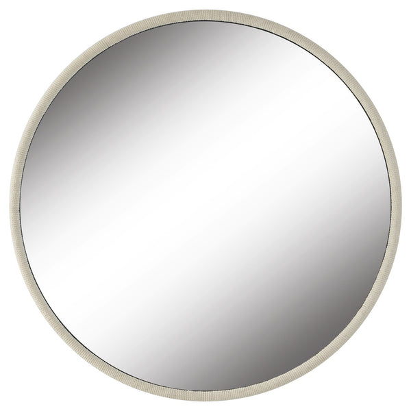 Uttermost Home Decor Oversize Rate to be Quoted Uttermost Ranchero White Round Mirror