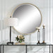Uttermost Home Decor Oversize Rate to be Quoted Uttermost Ranchero White Round Mirror
