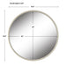 Uttermost Home Decor Oversize Rate to be Quoted Uttermost Ranchero White Round Mirror