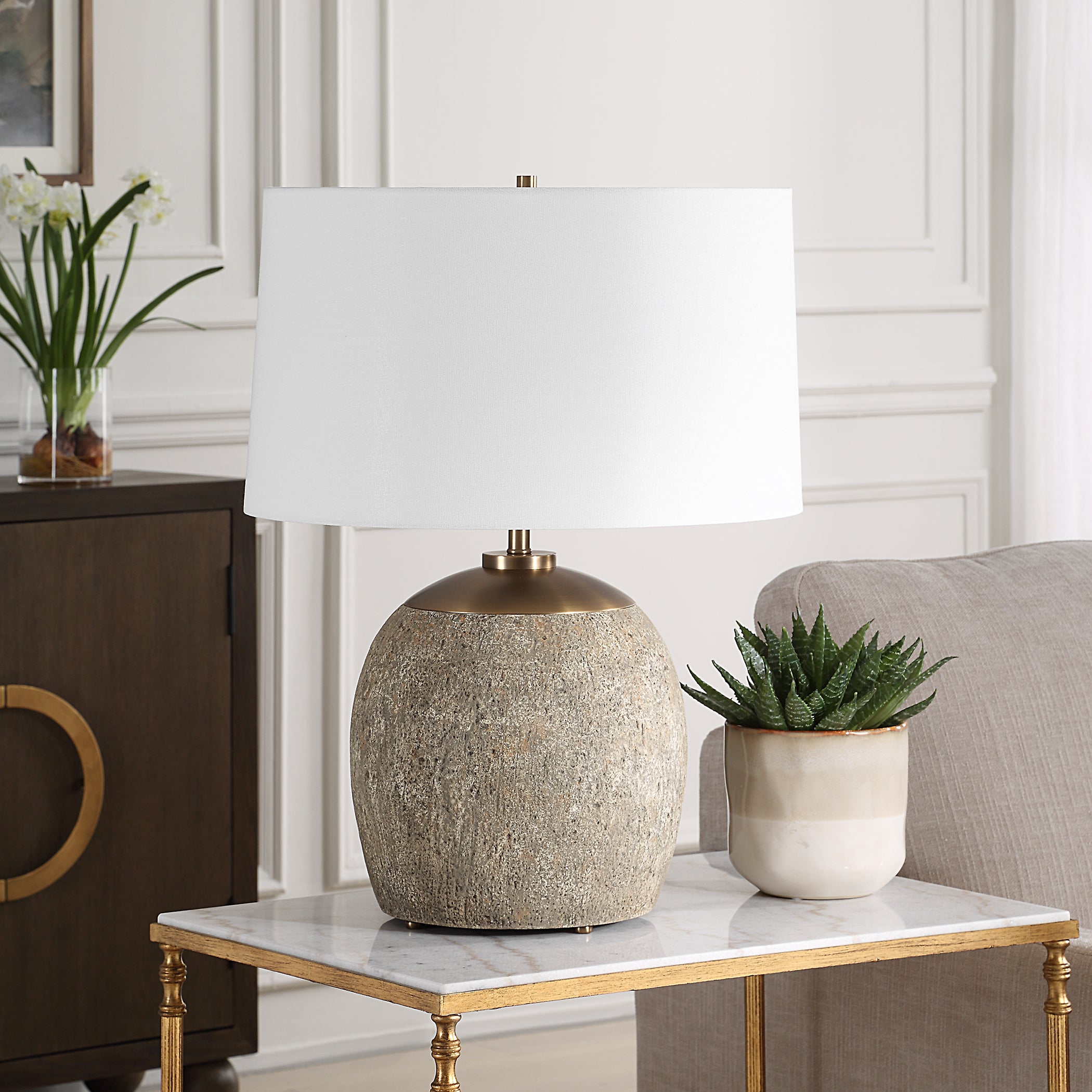 Uttermost Lighting Uttermost Raylan Textured Table Lamp
