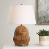 Uttermost Lighting Uttermost Reed Honey Rattan Table Lamp