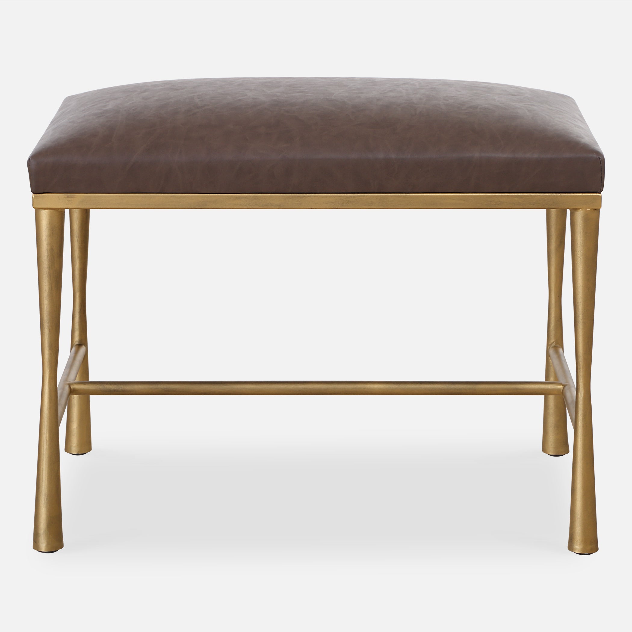 Uttermost Home Decor Uttermost Reform Gold Small Bench