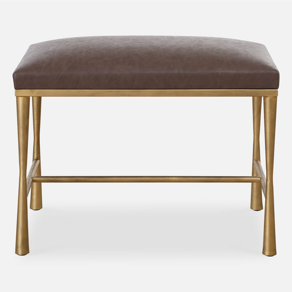 Uttermost Home Decor Uttermost Reform Gold Small Bench