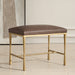 Uttermost Home Decor Uttermost Reform Gold Small Bench