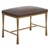 Uttermost Home Decor Uttermost Reform Gold Small Bench
