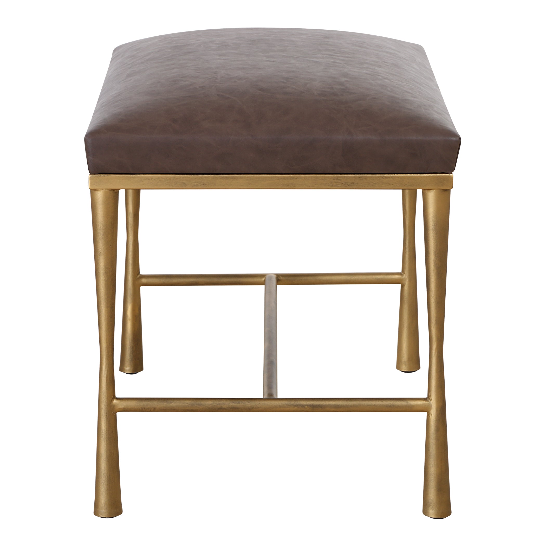 Uttermost Home Decor Uttermost Reform Gold Small Bench