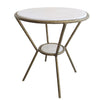 Uttermost Home Decor Oversize Rate to be Quoted Uttermost Refuge Round White Side Table