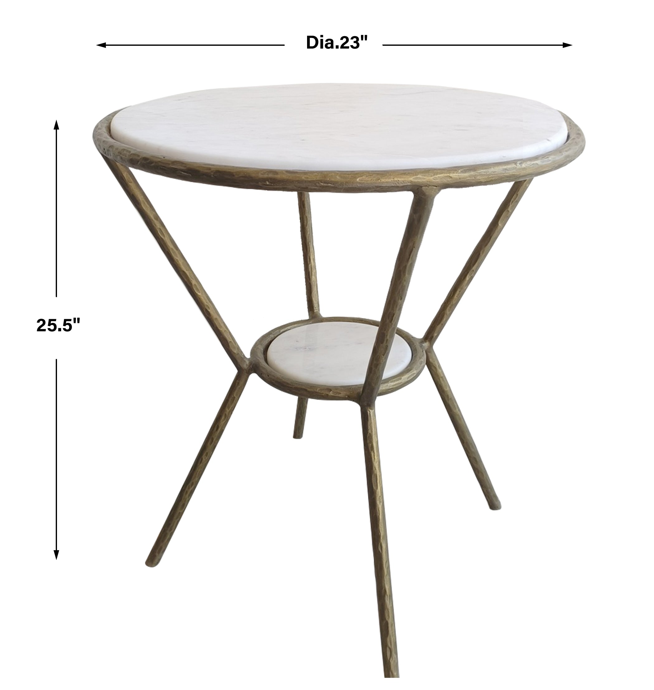 Uttermost Home Decor Oversize Rate to be Quoted Uttermost Refuge Round White Side Table