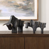 Uttermost Home Decor Uttermost Regal Bull Bronze Sculptures Set/2