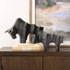 Uttermost Home Decor Uttermost Regal Bull Bronze Sculptures Set/2