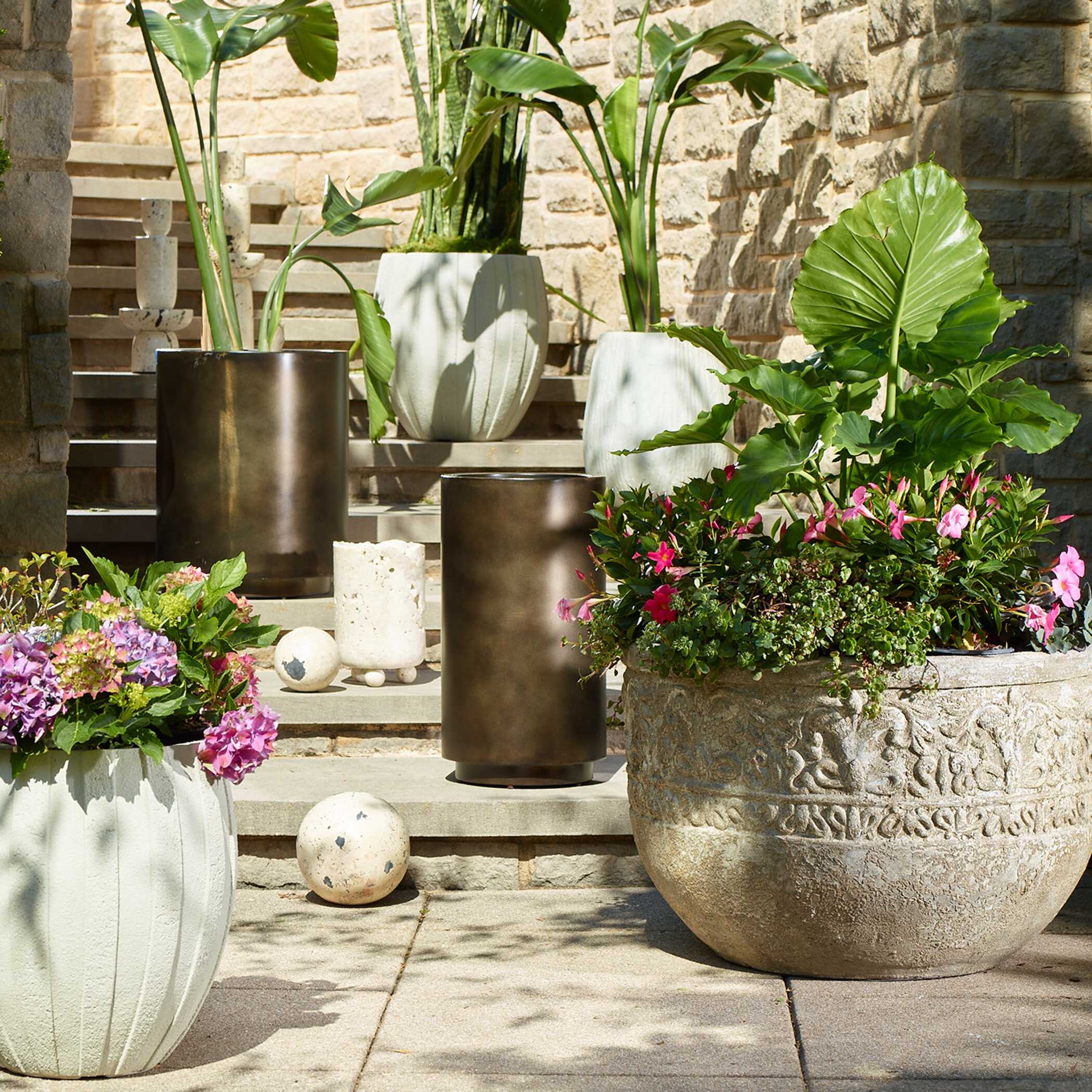 Uttermost Home Decor Uttermost Regalia Indoor-Outdoor Stone Planter