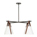 Uttermost Lighting Uttermost Reins Accent Straps 4 Light Chandelier
