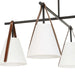 Uttermost Lighting Uttermost Reins Accent Straps 4 Light Chandelier