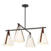 Uttermost Lighting Uttermost Reins Accent Straps 4 Light Chandelier