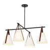 Uttermost Lighting Uttermost Reins Accent Straps 4 Light Chandelier