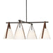 Uttermost Lighting Uttermost Reins Accent Straps 4 Light Chandelier