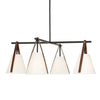 Uttermost Lighting Uttermost Reins Accent Straps 4 Light Chandelier