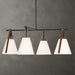 Uttermost Lighting Uttermost Reins Accent Straps 4 Light Chandelier