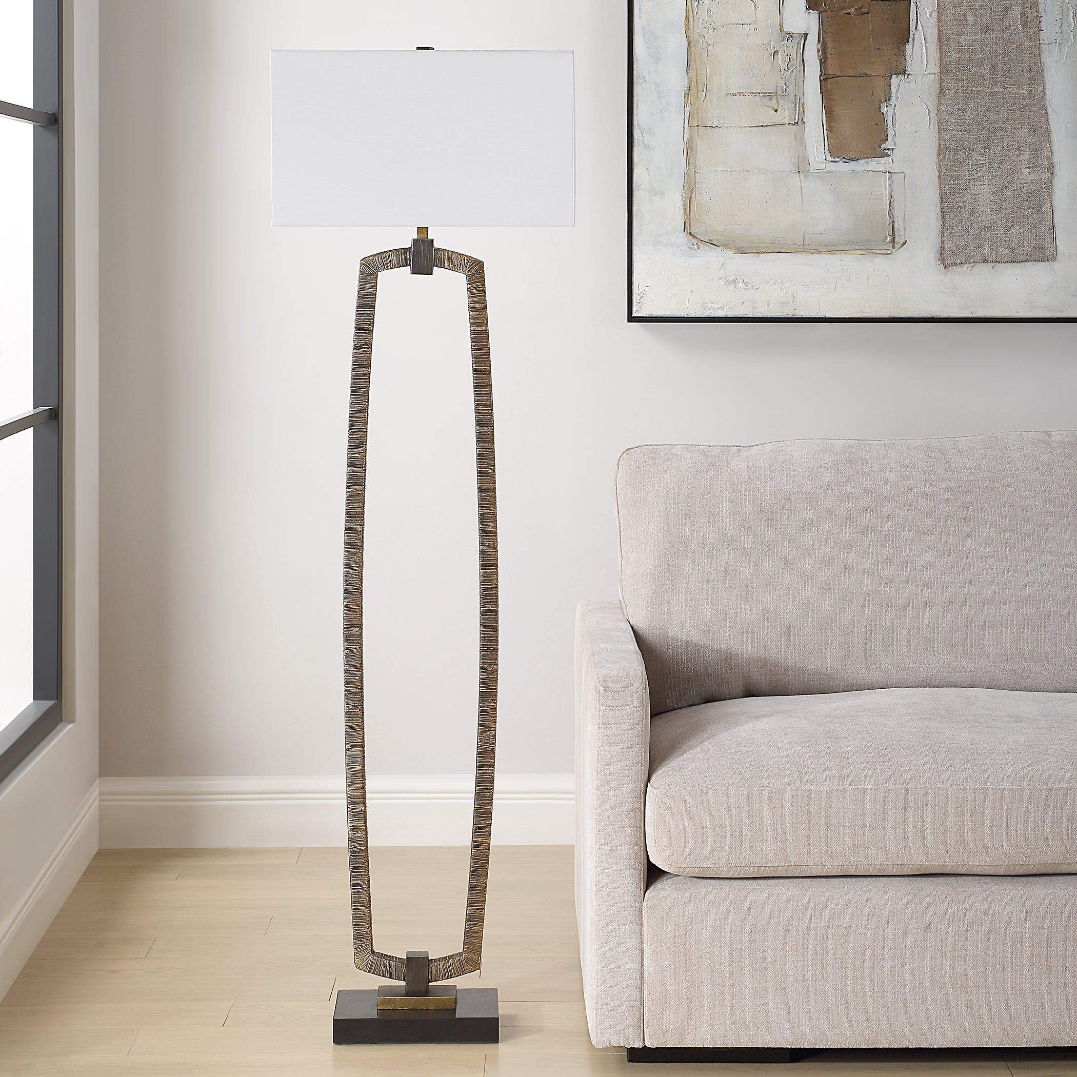 Uttermost Lighting Uttermost Relic Gold Floor Lamp