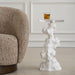 Uttermost Furniture Uttermost Remnant White Stone Drink Table
