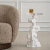 Uttermost Furniture Uttermost Remnant White Stone Drink Table