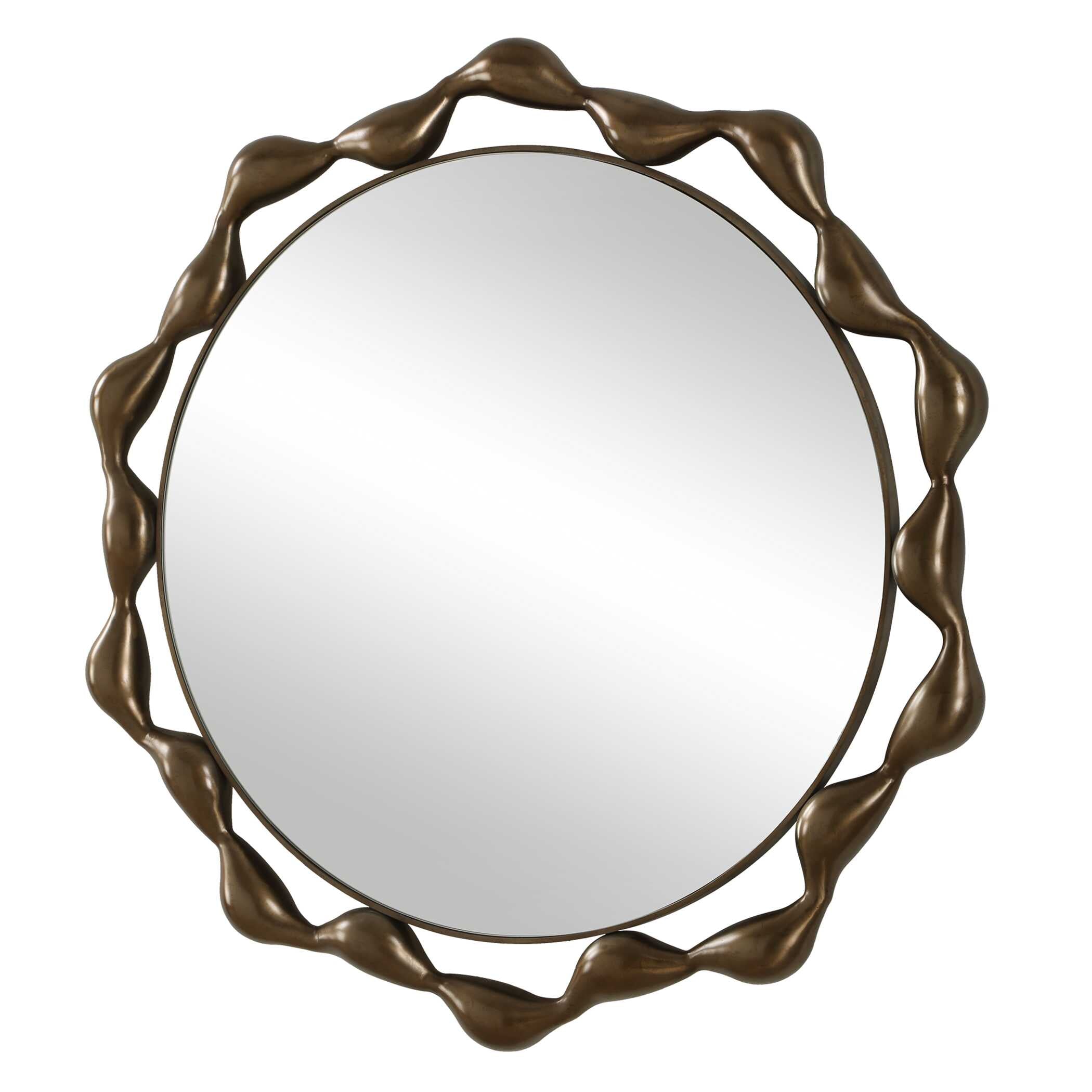 Uttermost Uttermost Remolino Round Bronze Mirror