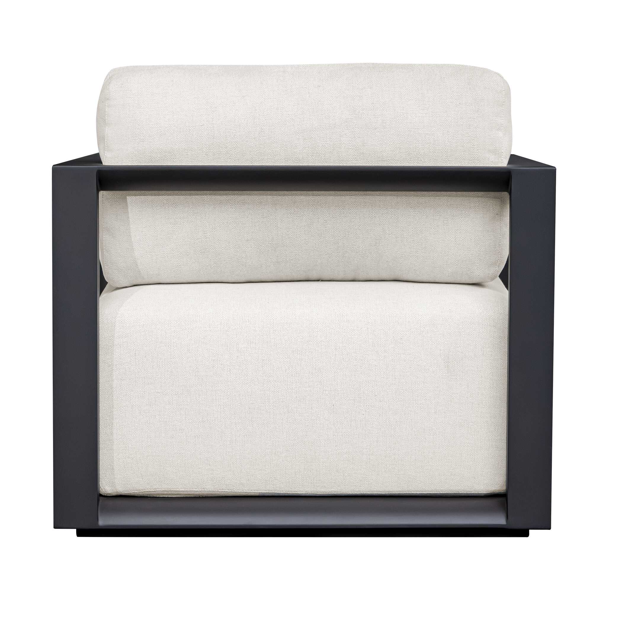Uttermost Furniture Uttermost Remsen Black/Oyster Outdoor Lounge Chair