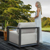 Uttermost Furniture Uttermost Remsen Black/Oyster Outdoor Lounge Chair
