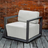 Uttermost Furniture Uttermost Remsen Black/Oyster Outdoor Lounge Chair