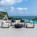 Uttermost Furniture Uttermost Remsen Black/Oyster Outdoor Lounge Chair