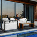 Uttermost Furniture Uttermost Remsen Black/Oyster Outdoor Lounge Chair