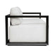 Uttermost Furniture Uttermost Remsen Outdoor Black/Oyster Sofa