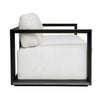 Uttermost Furniture Uttermost Remsen Outdoor Black/Oyster Sofa